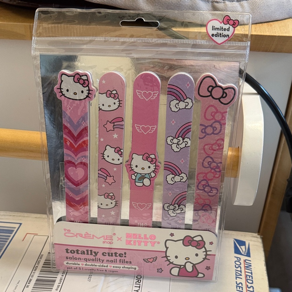 Hello Kitty Pink and Purple Nail File Collection-NWT set of 5